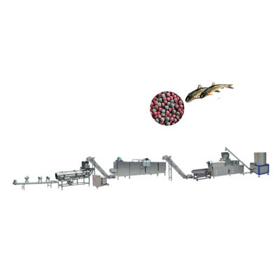 3000 KG Extruder τροφής ψαριών από ανοξείδωτο χάλυβα 201 304 για βελτιωμένη μετατροπή τροφής
