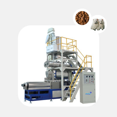1000kg/h χωρητικότητα Αυτοματοποιημένη ευπροσάρμοστη γραμμή παραγωγής τροφίμων για σκύλους για ευπροσάρμοστες λύσεις