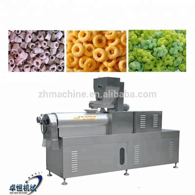 23*3*3m Twin Screw Extruder Puffed Corn Rice Puffing Chips Snacks Μηχανή παραγωγής τροφίμων