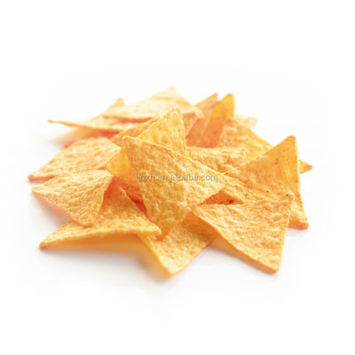 250kg/h Ατσάλι Φρυγανισμένα Nacho Chips καλαμπόκι Snack Food Γραμμή παραγωγής για τα τρόφιμα