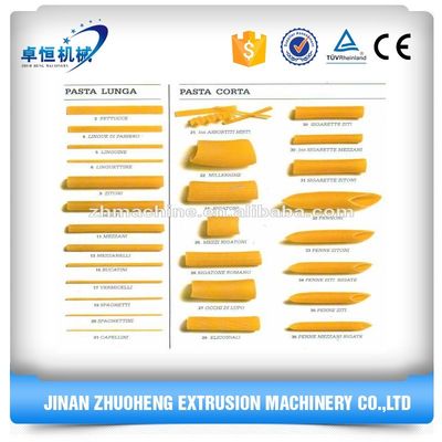 Βιομηχανική γραμμή παραγωγής ζυμαρικών μακαρόνια με εύκολη λειτουργία και εξατομικευμένες επιλογές