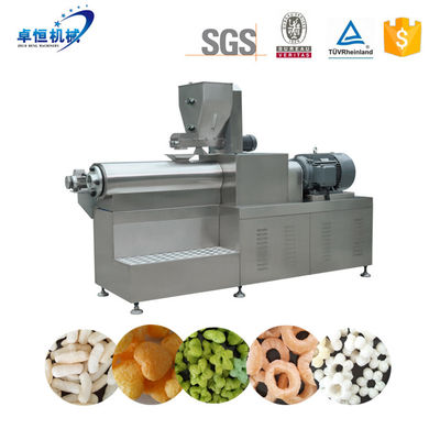 Εστιατόριο Twin Screw Extruder Μηχανή παρασκευής σνακ ρύζι καλαμπόκι καλαμπόκι σιτάρι