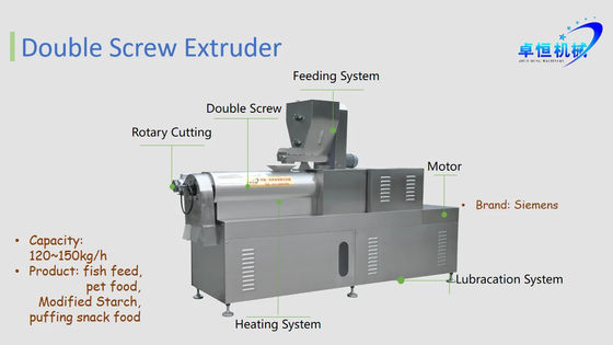 Προσαρμόσιμα δημητριακά αλεύρι σνακ Τροφίμων παρασκευή Επεξεργασία Εκχυλίστης Μηχανή για τα τρόφιμα