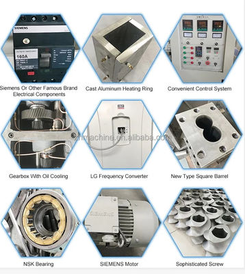 Κατάσταση Εμπορικός σνακ-μπαρ Δίδυμη βίδα εξωτερική για φουσκωμένα τσιπς ρυζιού καλαμποκιού