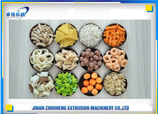 Μονάδες επεξεργασίας τροφίμων 250kg/ώρα Λαϊκή μηχανή εκχύλισης αλεύρι καλαμποκιού για την παραγωγή σνακ