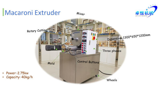 Μηχανή εκχύλισης μακαρόνι τροφίμων και ποτών με 2 και αυτόματη εύκολη λειτουργία