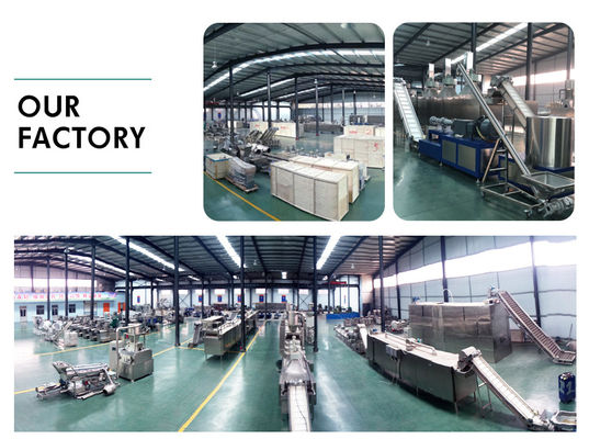 Μηχανή επεξεργασίας τροφίμων για ζώα από ανοξείδωτο χάλυβα για εργοστάσια παραγωγής 23*3*3m Αυτοματοποιημένη