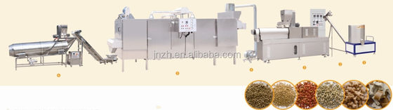 Εκχυλιστής παραγωγής τροφίμων για κατοικίδια με εύκολη λειτουργία και μεγάλης χωρητικότητας υφή δίδυμων βιδών