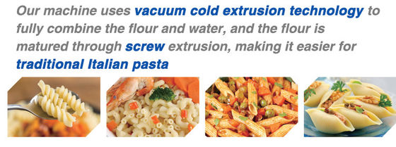 Μηχανή κατασκευής ζυμαρικών από ανοξείδωτο χάλυβα