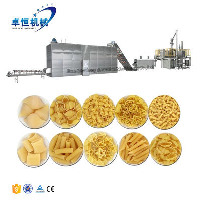 Βιομηχανική μηχανή παρασκευής ζυμαρικών μακαρόνια για τρόφιμα χρησιμοποιώντας αλεύρι σιταριού και προσαρμογή