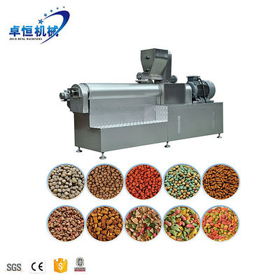 Διπλή βίδες Extruder σκύλος τροφίμων επεξεργασία γραμμής κατασκευής μηχανή γραμμής για 23 * 3 * 3m μέγεθος