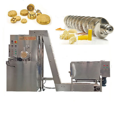 80-300kg/h Ικανότητα πλήρης αυτόματης γραμμής παραγωγής μακαρόνια ζυμαρικών 21kw 37kw 45kw