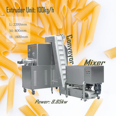 Μηχανή εκχύλισης μικρών ζυμαρικών 100kw για την παραγωγή μικρών μακαρονιών σε τρόφιμα και ποτά
